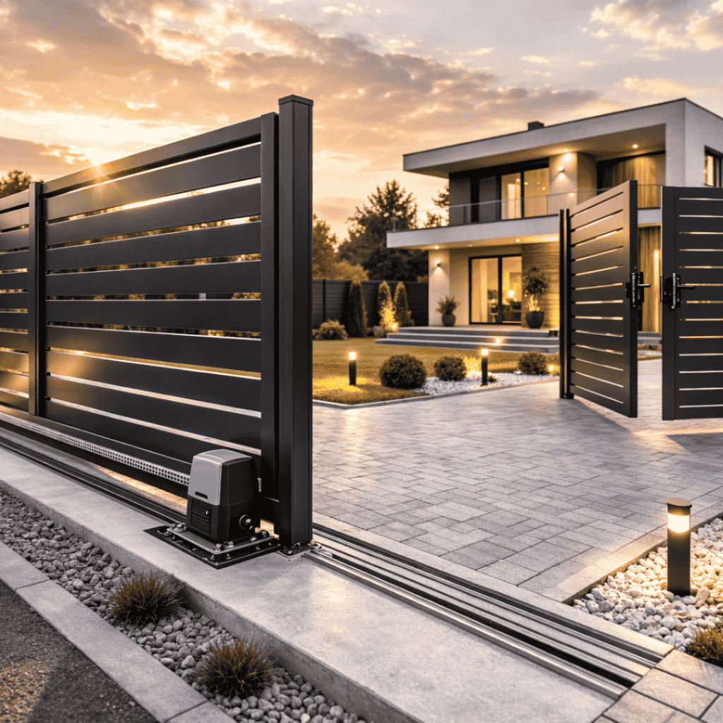 poartă metalică culisantă