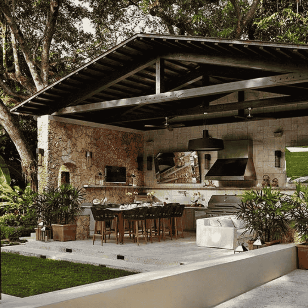 grătare din metal pentru curte