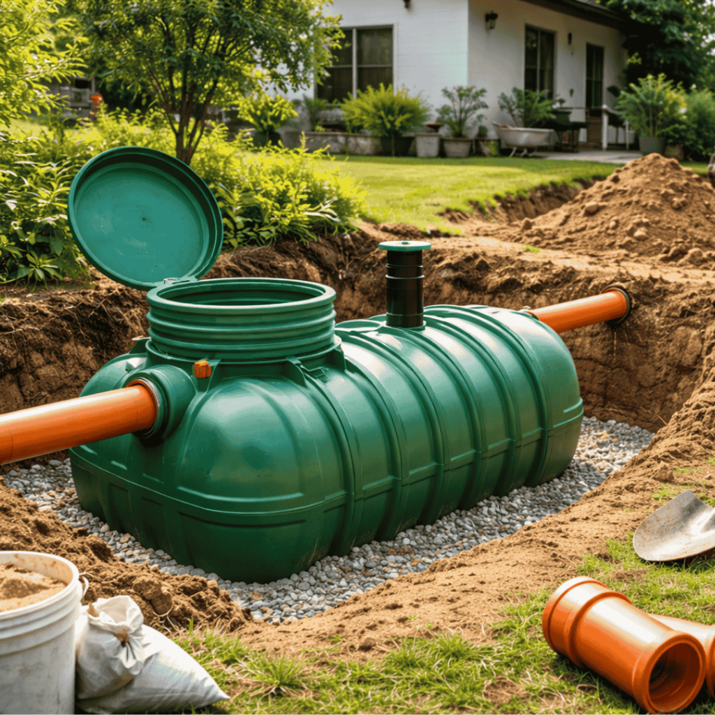 lucrări de canalizare pentru casă